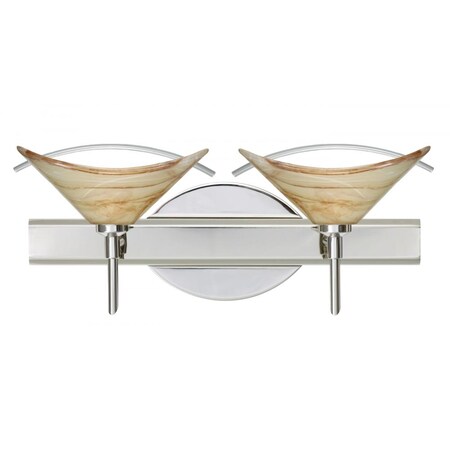 Besa Lighting 2SW-181305-CR HOPPI 120v Vanity Vanity Lights
